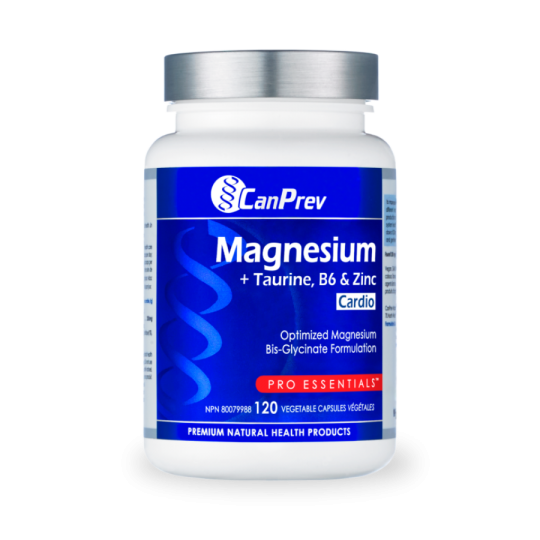 Magnesium Cardio + Taurine, B6 & Zinc 120 Vegi Capsules | Safest & Easiest Shopping Vitamins Online | VITASHOP