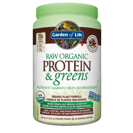 Garden of Life RAW Organic Protein & Greens, Chocolate 610 g | Unbeatable Prices, Daily Deals | VITASHOP