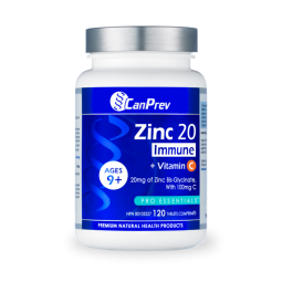 CanPrev Zinc 20 Immune + Vitamin C 120 tablets | Unbeatable Prices, Daily Deals | VITASHOP