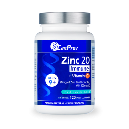 CanPrev Zinc 20 Immune + Vitamin C 120 tablets | 每天不同折扣, 全网最低价格 | 种类齐全的保健品店铺 VITASHOP, 只有你想不到, 没有你买不到 !