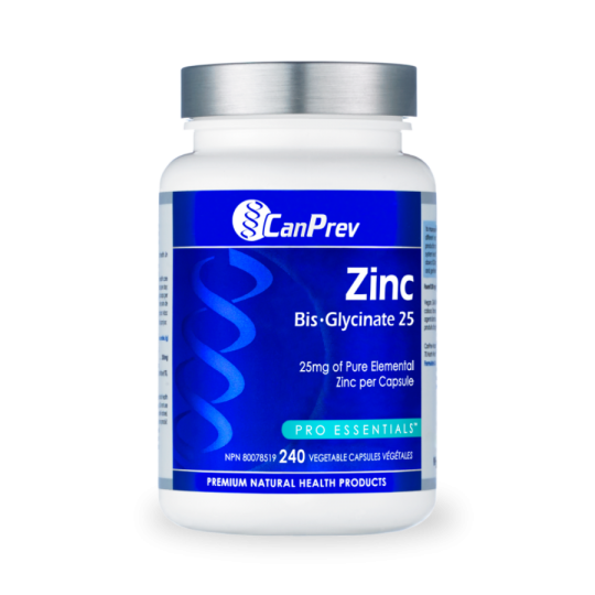 Zinc Bis-Glycinate 25 240 Vegi Capsules | Safest & Easiest Shopping Vitamins Online | VITASHOP