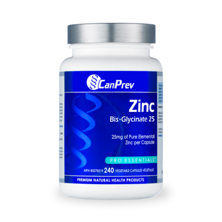 Zinc Bis-Glycinate 25 240 Vegi Capsules | Safest & Easiest Shopping Vitamins Online | VITASHOP