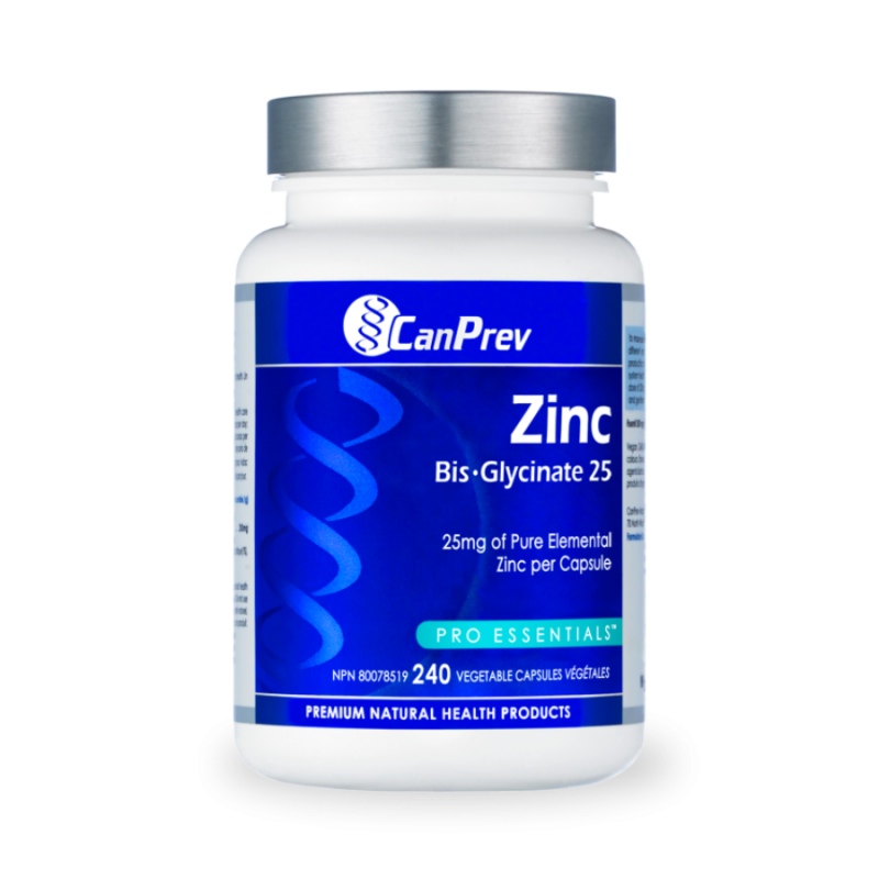 Zinc Bis-Glycinate 25 240 Vegi Capsules | Safest & Easiest Shopping Vitamins Online | VITASHOP