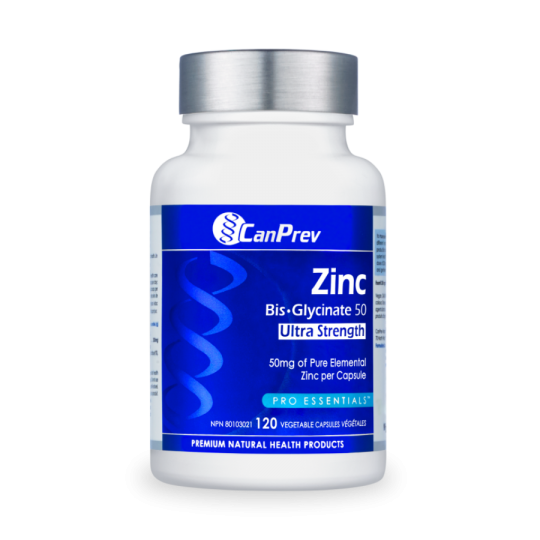CanPrev Zinc Bis-Glycinate 50 Ultra Strength 120 Vegi Capsules | Unbeatable Prices, Daily Deals | VITASHOP