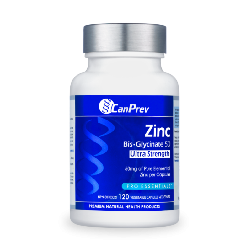 CanPrev Zinc Bis-Glycinate 50 Ultra Strength 120 Vegi Capsules | Unbeatable Prices, Daily Deals | VITASHOP