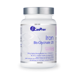 CanPrev Iron Bis-Glycinate 20 90 Vegi Capsules | Unbeatable Prices, Daily Deals | VITASHOP