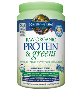 Garden of Life RAW Organic Protein & Greens, Vanilla 550 g | Unbeatable Prices, Daily Deals | VITASHOP