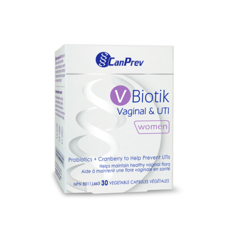 CanPrev 캔프레브 V-Biotik Vaginal & UTI 30 식물성 캡슐 | 매일 업데이트되는 특가 상품 | VITASHOP