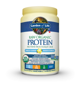 Garden of Life RAW Organic Protein, Vanilla 620 g | Unbeatable Prices, Daily Deals | VITASHOP