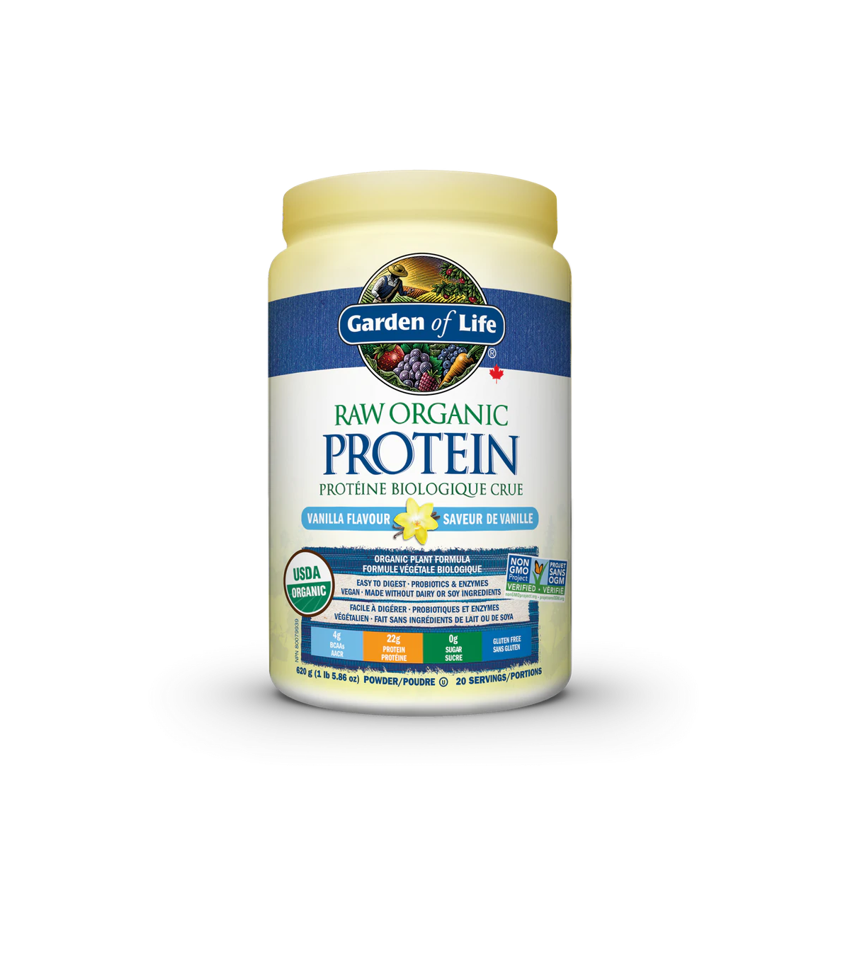 Garden of Life RAW Organic Protein, Vanilla 620 g | 每天不同折扣, 全网最低价格 | 种类齐全的保健品店铺 VITASHOP, 只有你想不到, 没有你买不到 !