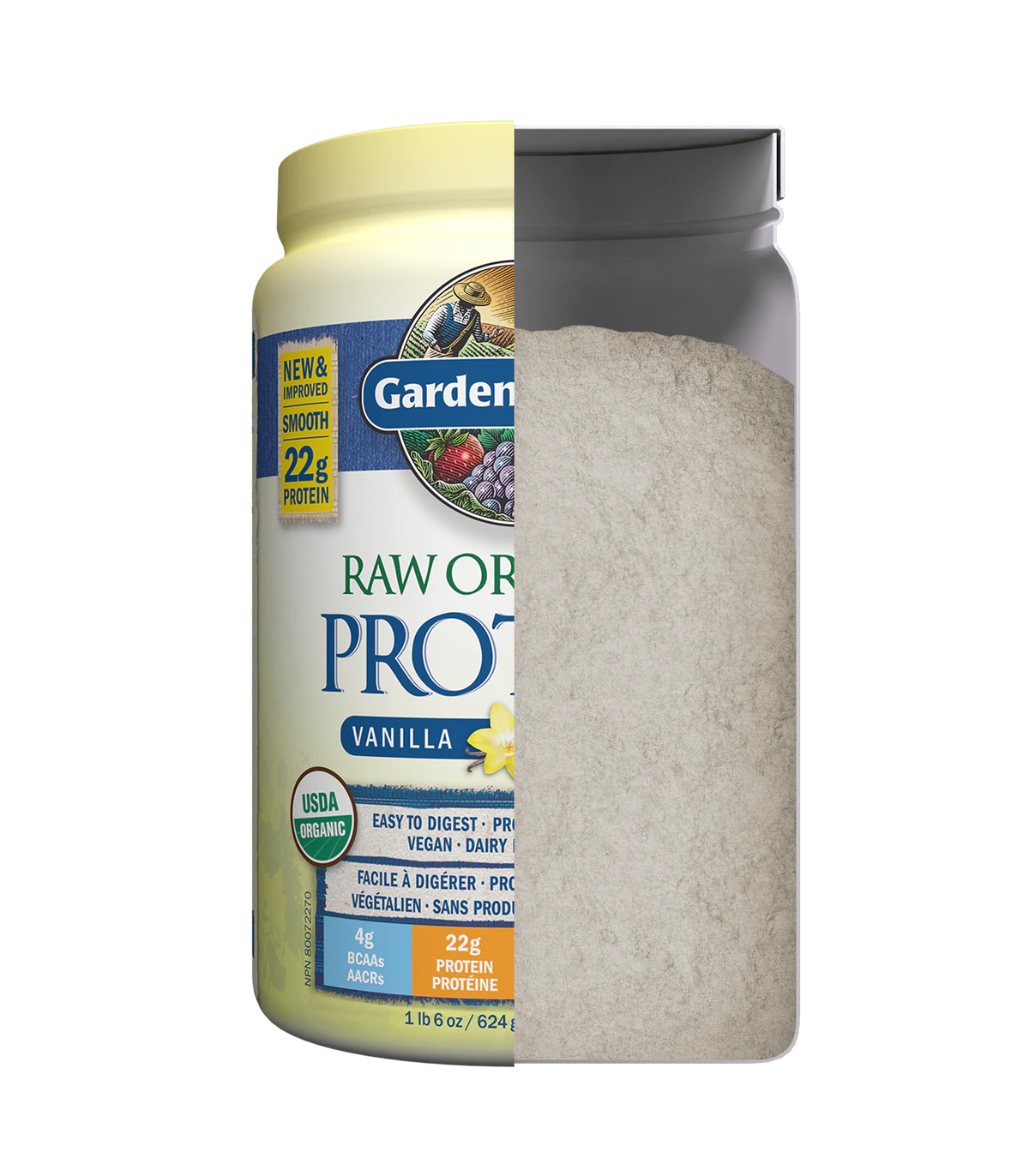 Garden of Life RAW Organic Protein, Vanilla 620 g | 每天不同折扣, 全网最低价格 | 种类齐全的保健品店铺 VITASHOP, 只有你想不到, 没有你买不到 !