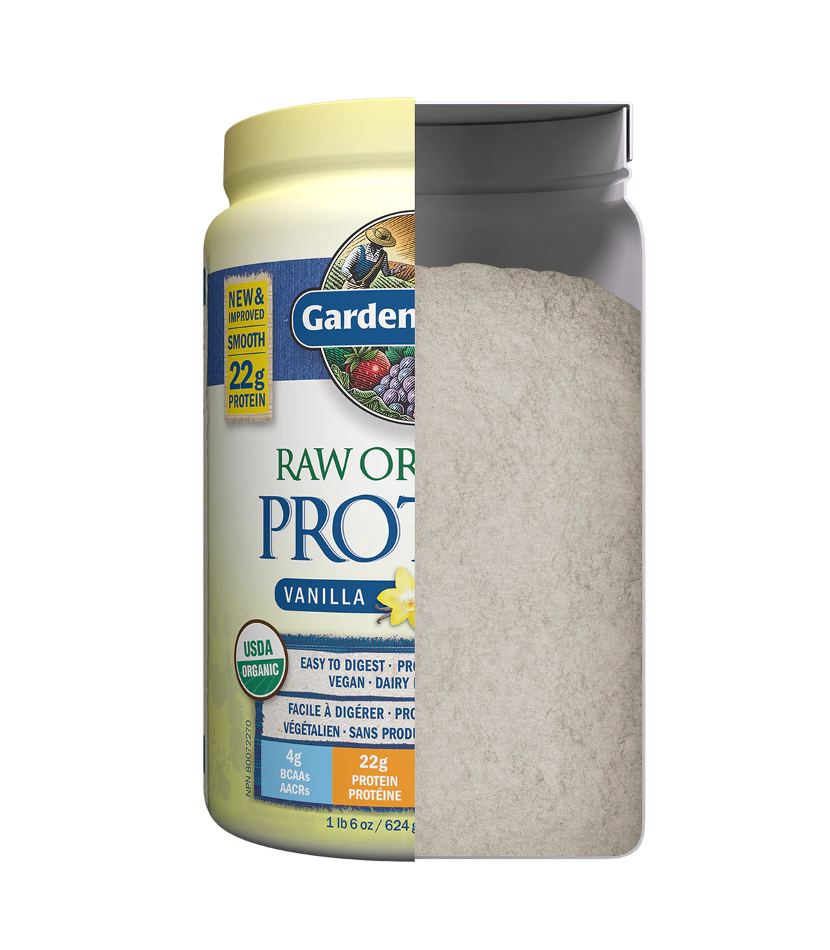 Garden of Life RAW Organic Protein, Vanilla 620 g | 每天不同折扣, 全网最低价格 | 种类齐全的保健品店铺 VITASHOP, 只有你想不到, 没有你买不到 !