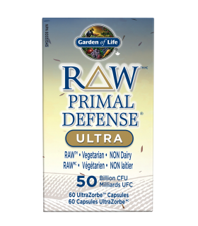 Garden of Life RAW  Primal Defense Ultra 50Billion Shelf Stable 60 Vegi Capsules | Unbeatable Prices, Daily Deals | VITASHOP