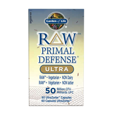 Garden of Life RAW  Primal Defense Ultra 50Billion Shelf Stable 60 Vegi Capsules | Unbeatable Prices, Daily Deals | VITASHOP