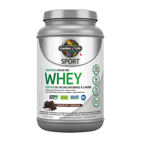 Garden of Life SPORT Certified Grass Fed Whey, Chocolate 672 g | Unbeatable Prices, Daily Deals | VITASHOP