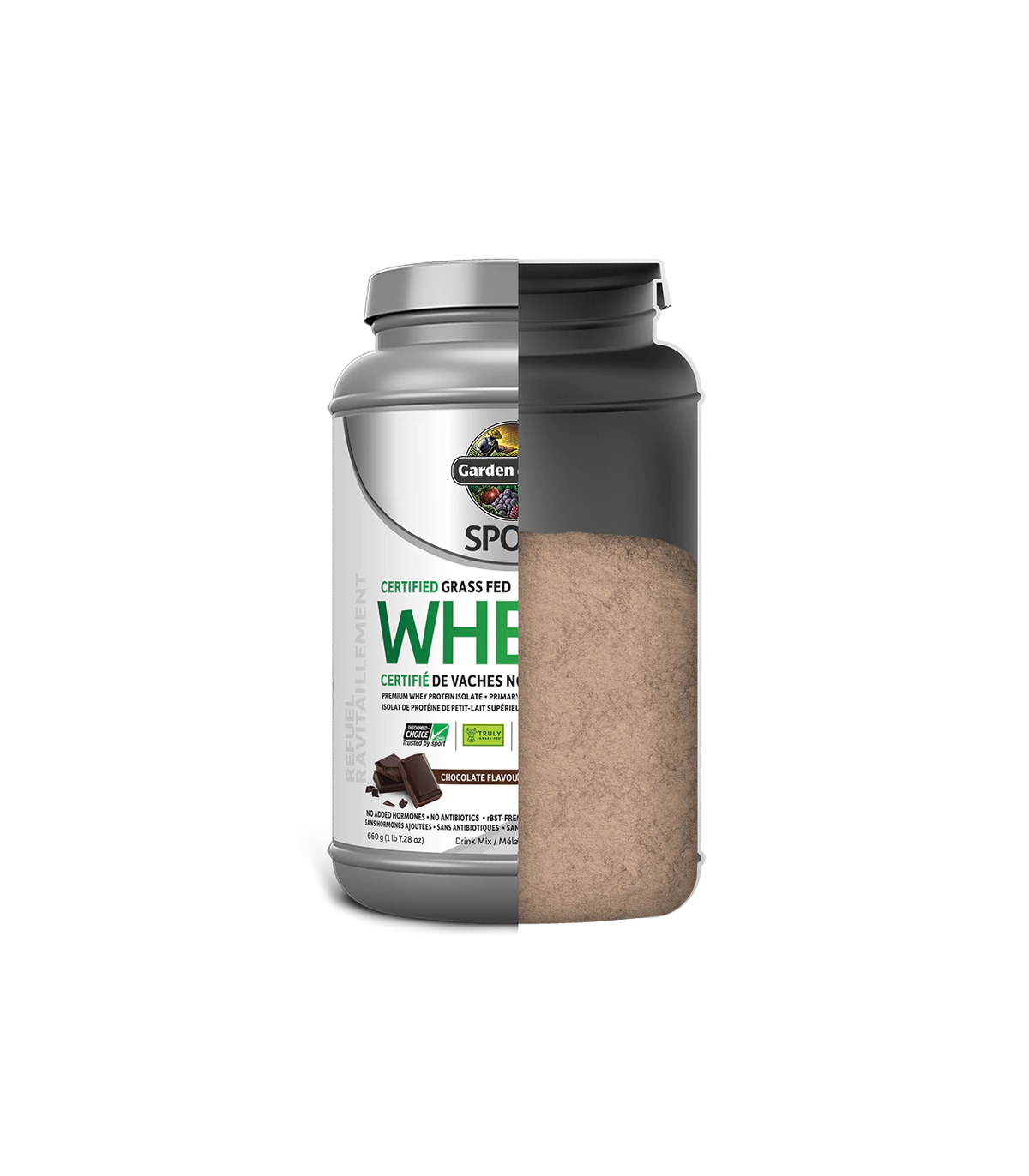 Garden of Life SPORT Certified Grass Fed Whey, Chocolate 672 g | Unbeatable Prices, Daily Deals | VITASHOP