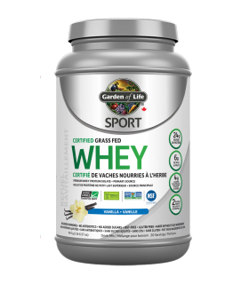 Garden of Life SPORT Certified Grass Fed Whey, Vanilla 652 g | Unbeatable Prices, Daily Deals | VITASHOP