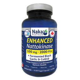 Naka Platinum Enhanced Nattokinase 100 mg 75 Veggie Caps