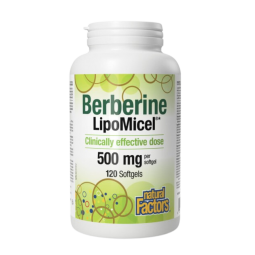 Natural Factors 베르베린 리포미셀 500 mg 120 소프트젤 | 매일 업데이트되는 특가 상품 | VITASHOP
