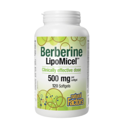 Natural Factors 베르베린 리포미셀 500 mg 120 소프트젤 | 매일 업데이트되는 특가 상품 | VITASHOP