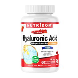 Nutridom Hyaluronic Acid with Vitamin C 60 Caps