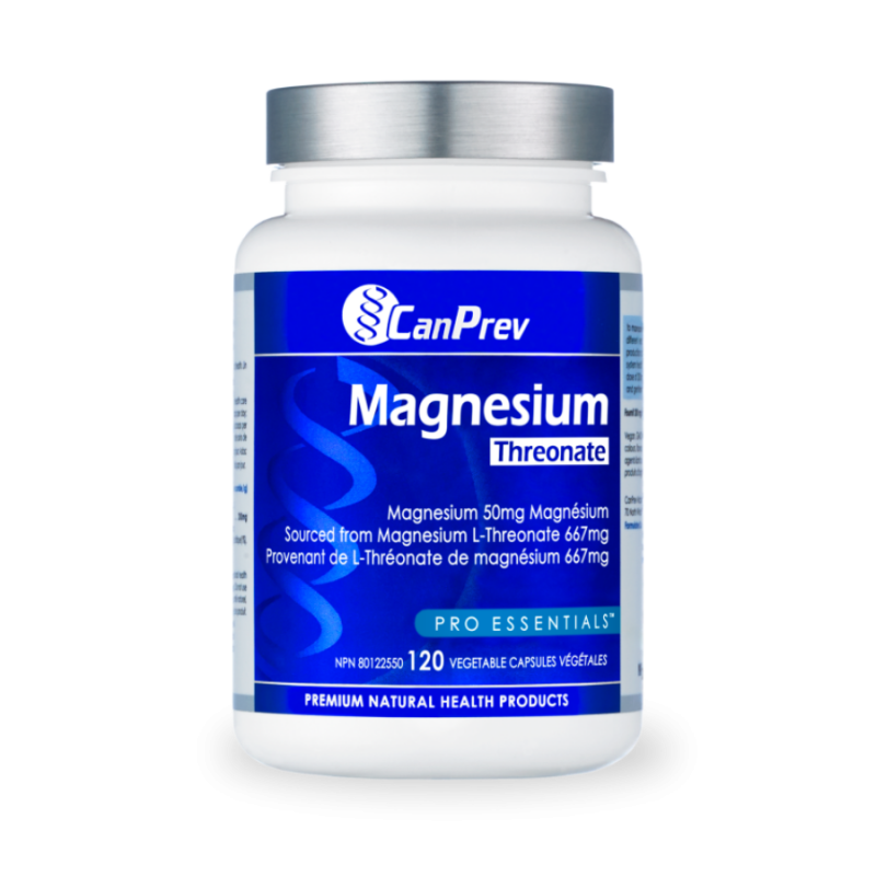 CanPrev Magnesium Threonate 120 Veggie Caps