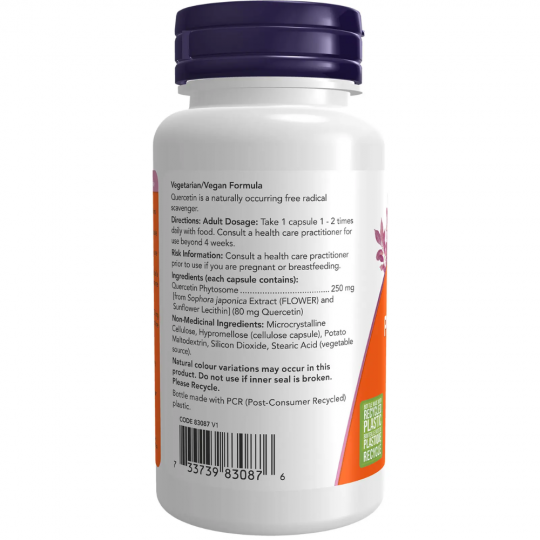 Maintenant Aliments Quercetin Phytosome 90 Capsules