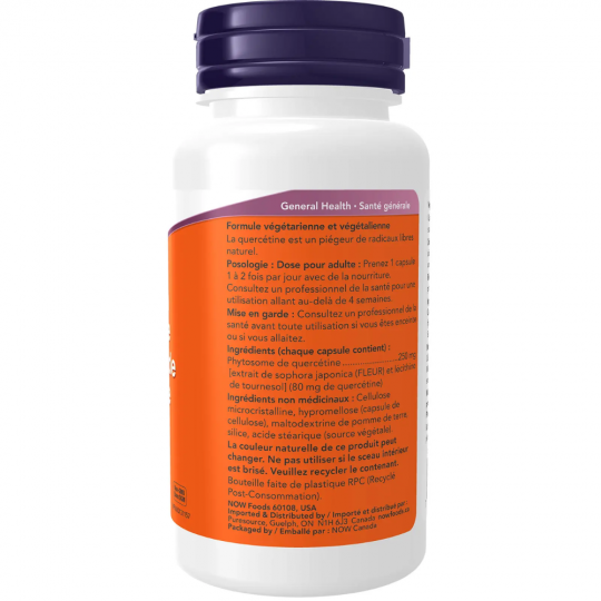 Maintenant Aliments Quercetin Phytosome 90 Capsules