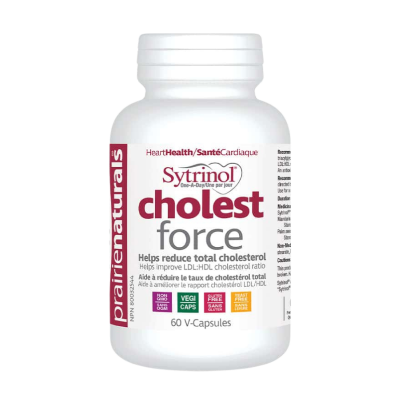 Prairie Naturals Sytrinol One-A-Day Cholesterol Support 60 Vegi Capsules | Unbeatable Prices, Daily Deals | VITASHOP