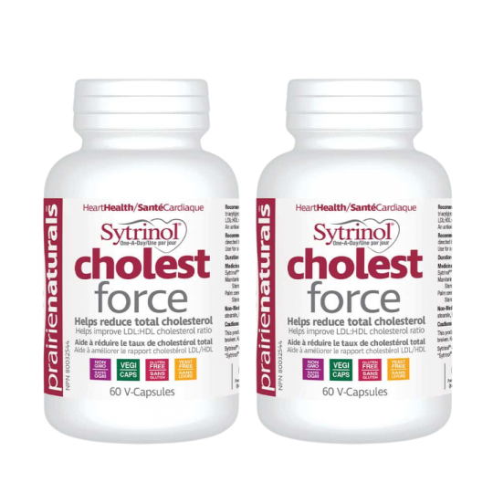 Prairie Naturals [2 for Deal] Sytrinol One-A-Day Cholesterol Support 60 Vegi Capsules | Unbeatable Prices, Daily Deals | VITASHO