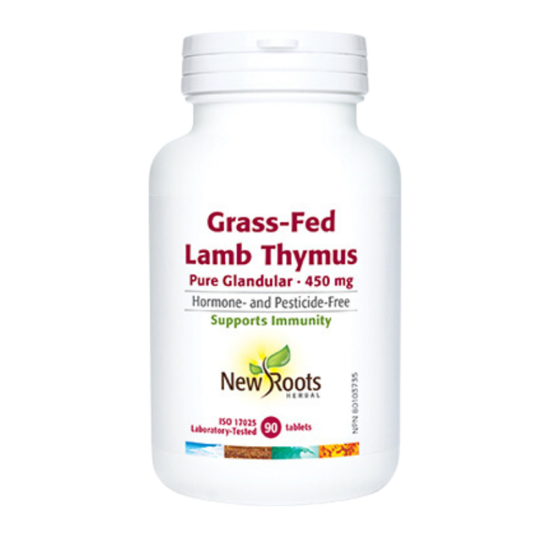 New Roots Herbal Grass-Fed Lamb Thymus 90 Tablets