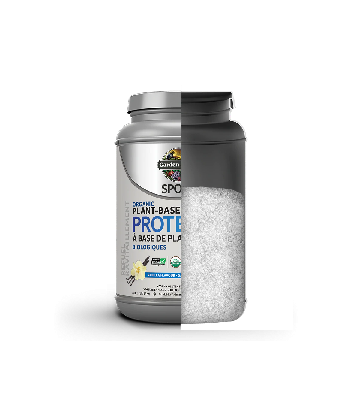 Garden of Life SPORT Organic Plant Based Protein, Vanilla 806 g | Unbeatable Prices, Daily Deals | VITASHOP