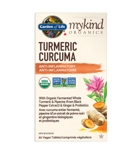 Mykind Organics Turmeric 60 Chewable Tablet | Safest & Easiest Shopping Vitamins Online | VITASHOP