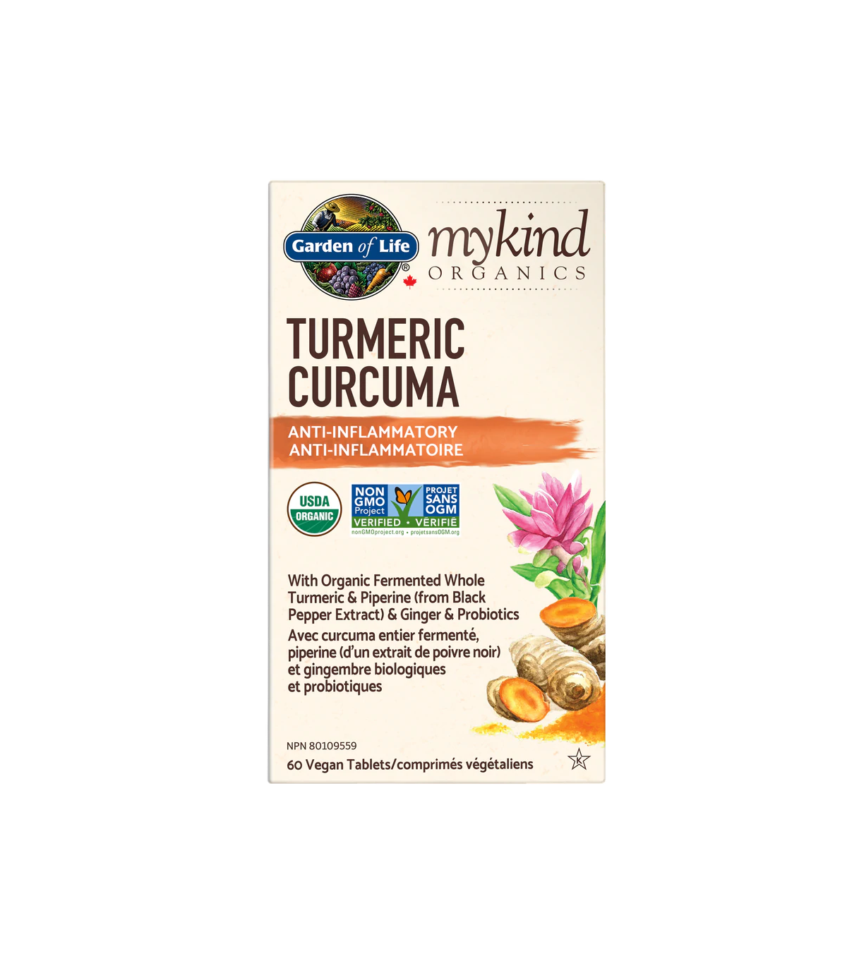 Mykind Organics Turmeric 60 Chewable Tablet | Safest & Easiest Shopping Vitamins Online | VITASHOP