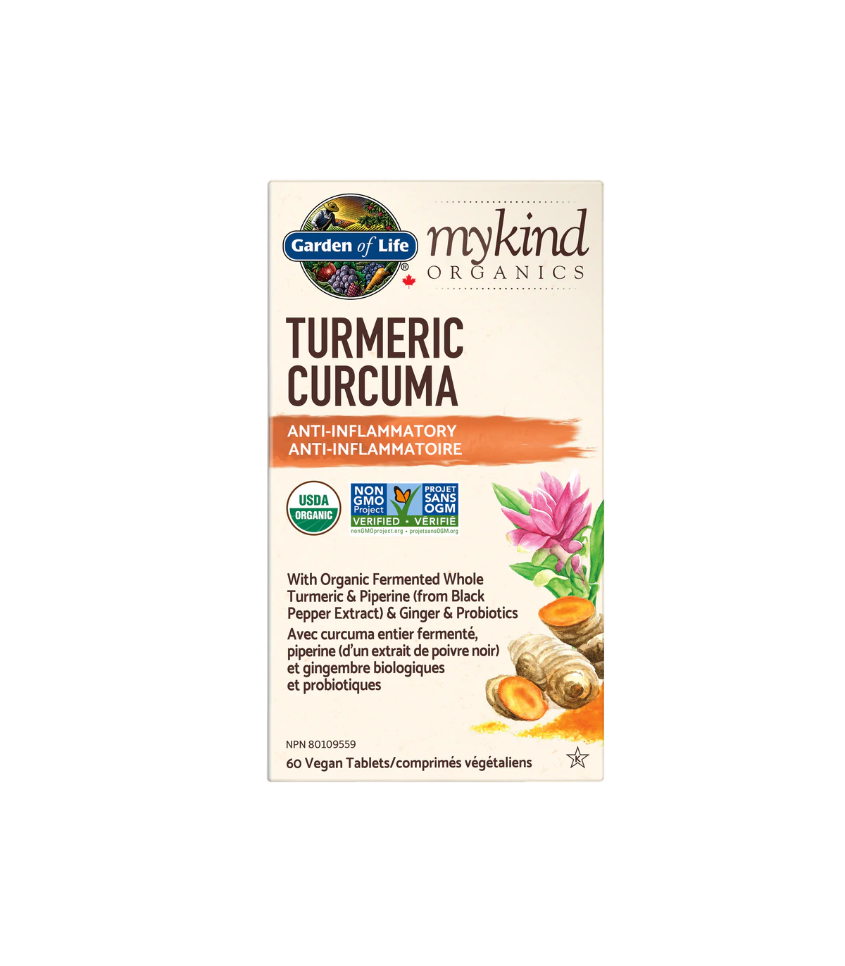 Mykind Organics Turmeric 60 Chewable Tablet | Safest & Easiest Shopping Vitamins Online | VITASHOP