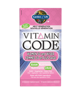 Garden of Life Vitamin Code 50 & Wiser Women 60 Vegi Capsules | Unbeatable Prices, Daily Deals | VITASHOP