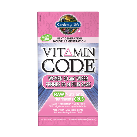 Garden of Life Vitamin Code 50 & Wiser Women 60 Vegi Capsules | Unbeatable Prices, Daily Deals | VITASHOP