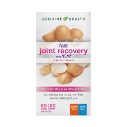 Genuine Health nEM으로 관절 회복을 빠르게, 60캡슐