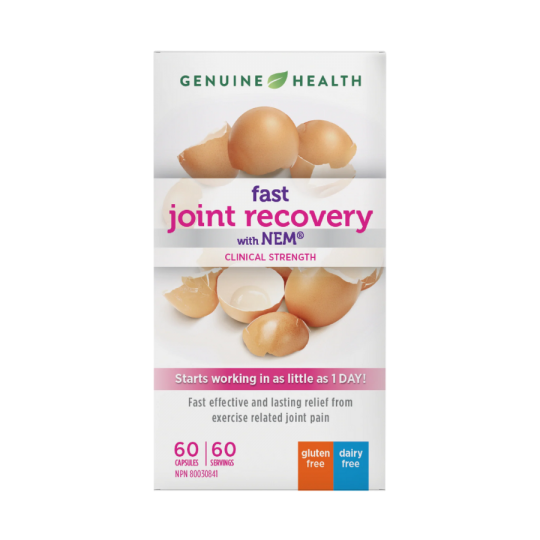 Genuine Health récupération rapide avec NEM, 60 capsules