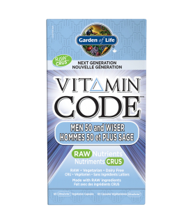 Vitamin Code 50 & Wiser Men 60 Vegi Capsules | Safest & Easiest Shopping Vitamins Online | VITASHOP