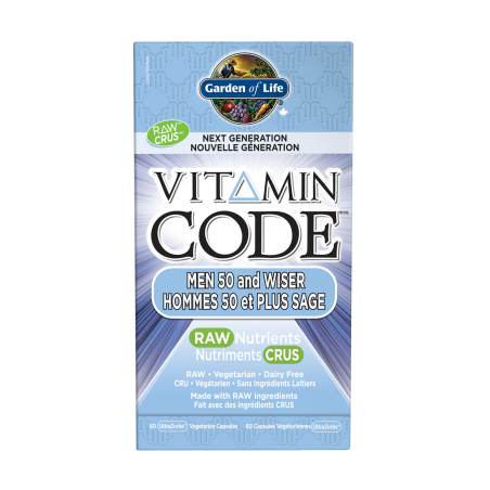 Vitamin Code 50 & Wiser Men 60 Vegi Capsules | Safest & Easiest Shopping Vitamins Online | VITASHOP