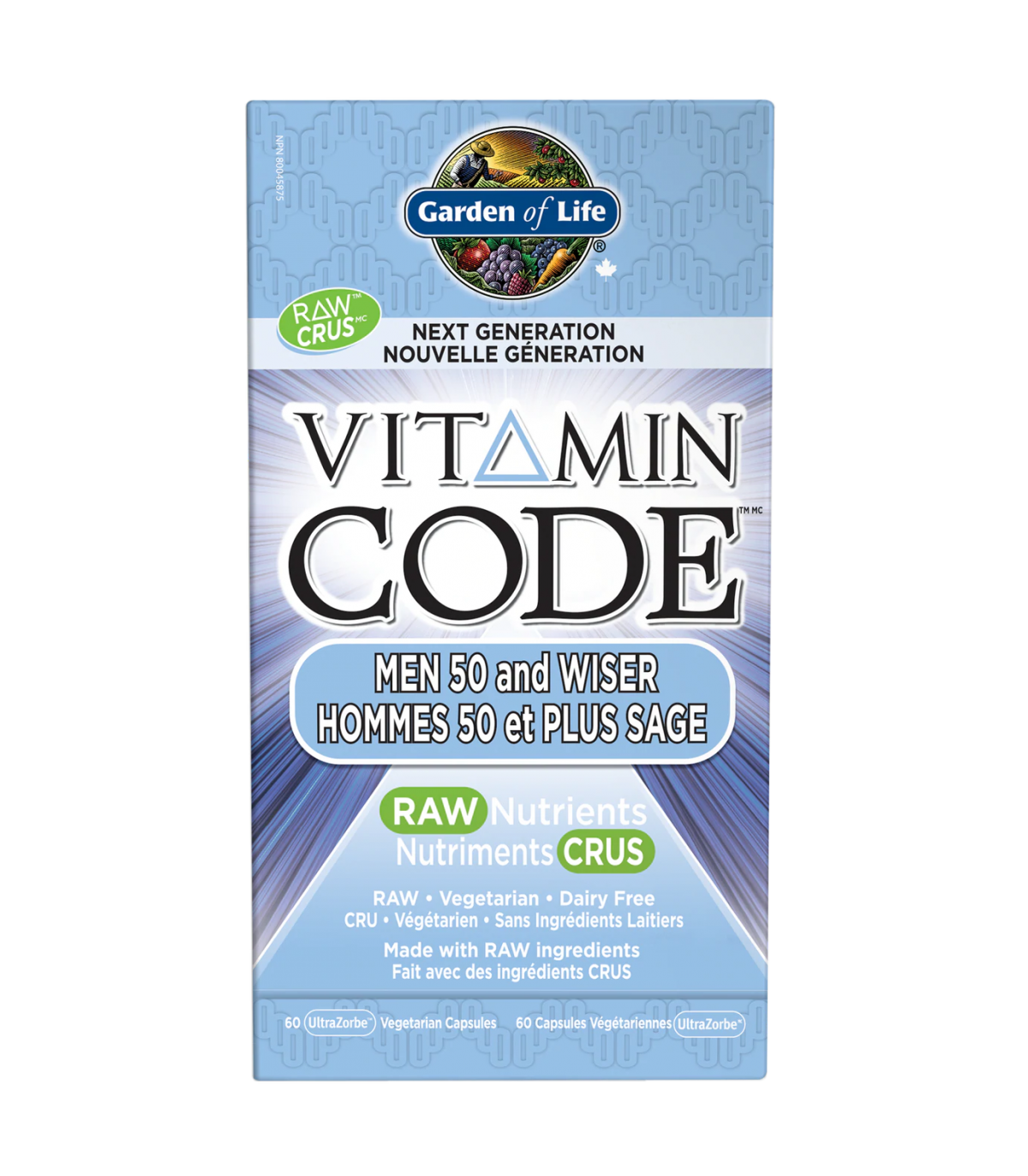 Vitamin Code 50 & Wiser Men 60 Vegi Capsules | Safest & Easiest Shopping Vitamins Online | VITASHOP