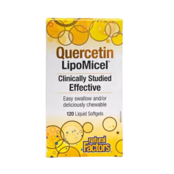 Natural Factors Quercetin LipoMicel Matrix, 120 Softgels | Unbeatable Prices, Daily Deals | VITASHOP