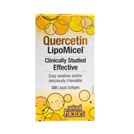 Quercetin LipoMicel Matrix, 120 Softgels | Safest & Easiest Shopping Vitamins Online | VITASHOP