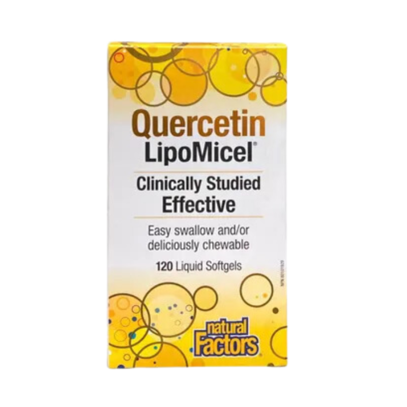 Natural Factors Quercetin LipoMicel Matrix, 120 Softgels | Unbeatable Prices, Daily Deals | VITASHOP