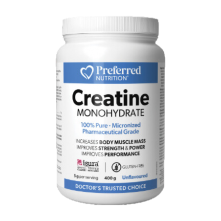 Preferred Nutrition Poudre micronisée monohydraté créatine (400g)
