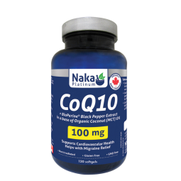 Naka (Bonus大小) 白金CoQ10 100毫克 - 120软胶