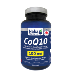 Naka (Bonus大小) 白金CoQ10 100毫克 - 120软胶