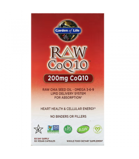 Garden of Life Vitamin Code RAW CoQ10 200 mg 60 Vegi Capsules | Unbeatable Prices, Daily Deals | VITASHOP