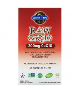 Vitamin Code RAW CoQ10 200 mg 60 Vegi Capsules | Safest & Easiest Shopping Vitamins Online | VITASHOP